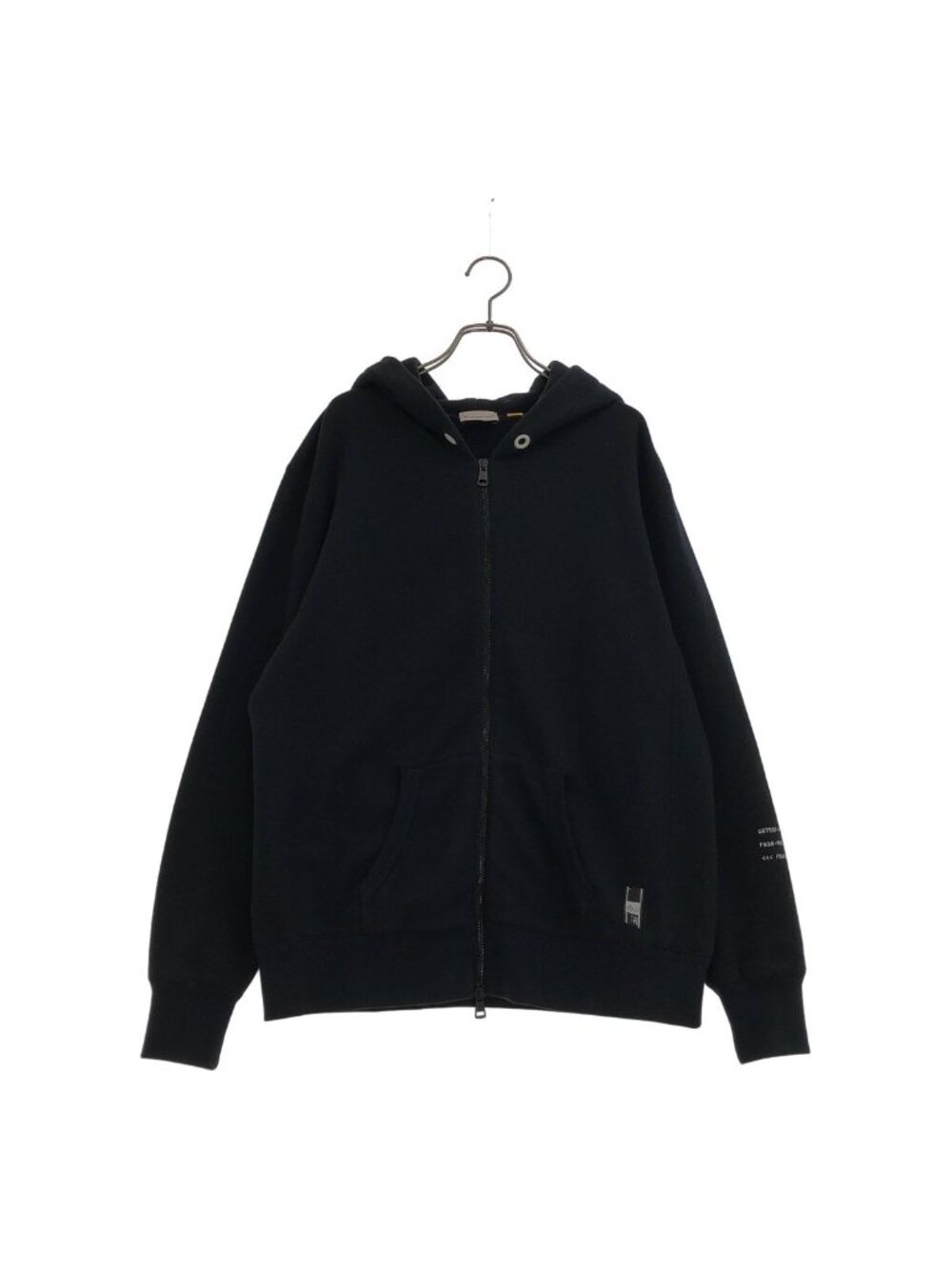 Moncler Fragment Contrast Zip Hoodie Black M